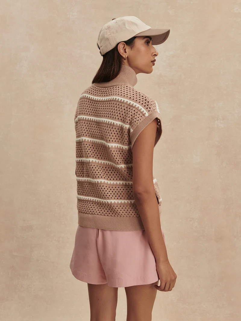 Haney Zip Through Knit