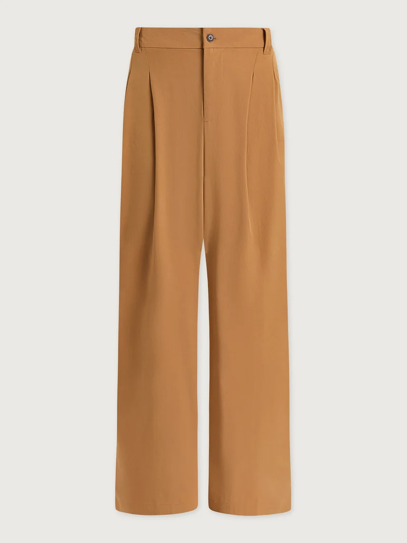 Soft Stretch Wide Leg Trouser Long