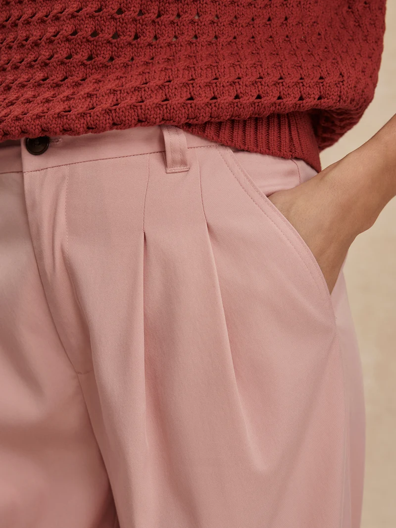 Soft Stretch Wide Leg Trouser Long