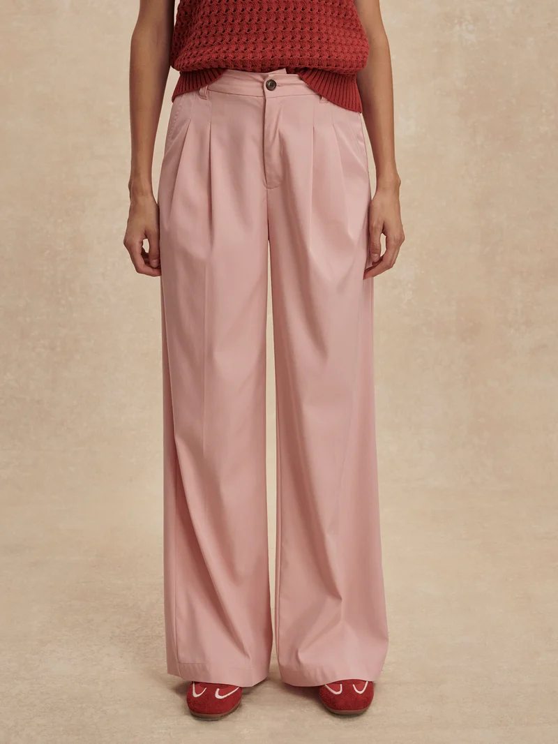 Soft Stretch Wide Leg Trouser Regular