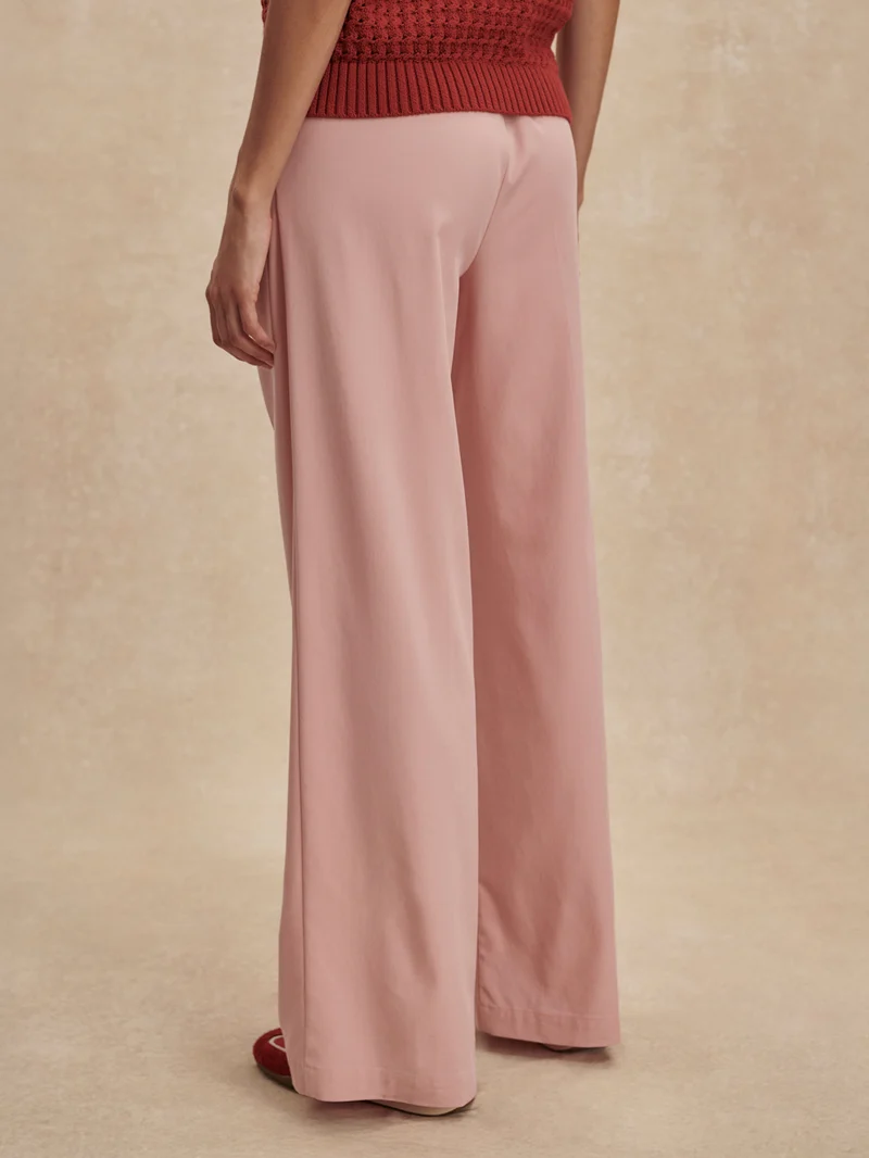 Soft Stretch Wide Leg Trouser Regular