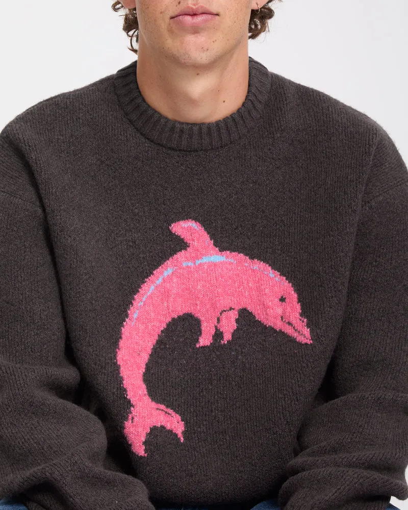 Ozzy Dolphin Pullover - Raisin