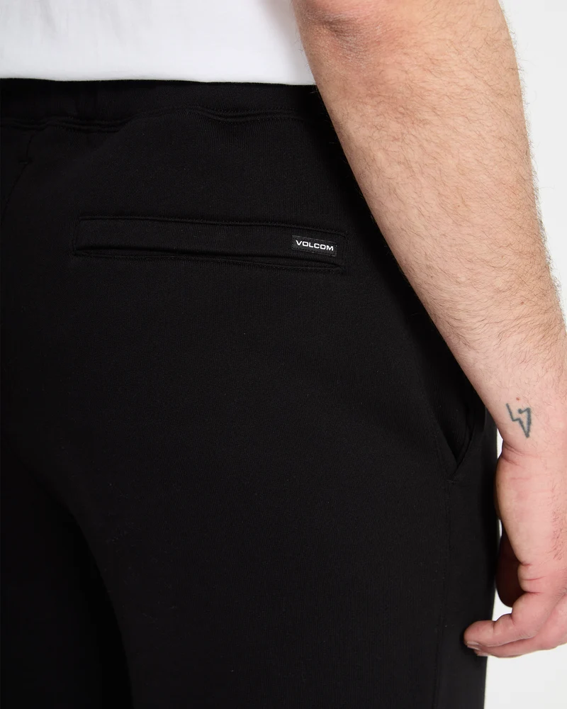 Single Stone Fleece Jogginghose - Black
