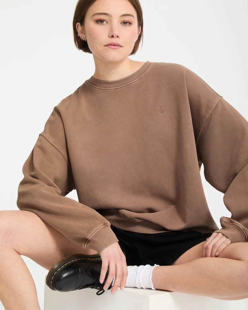 Stone Soft Sweatshirt - Pale Khaki