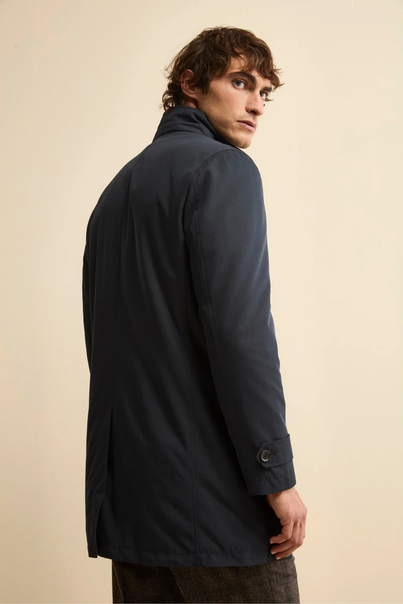 Impermeabile con paramontura - BLU