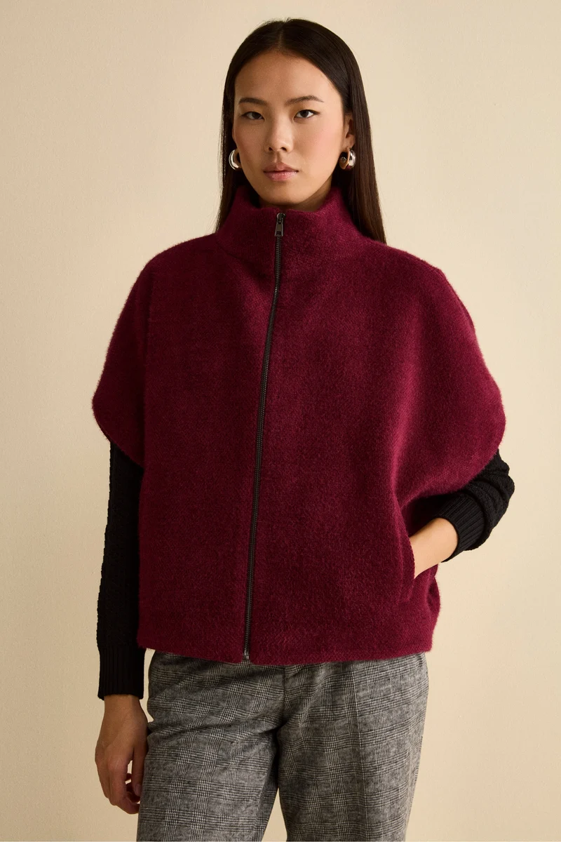 Cappa Foderata con Zip - BORDEAUX