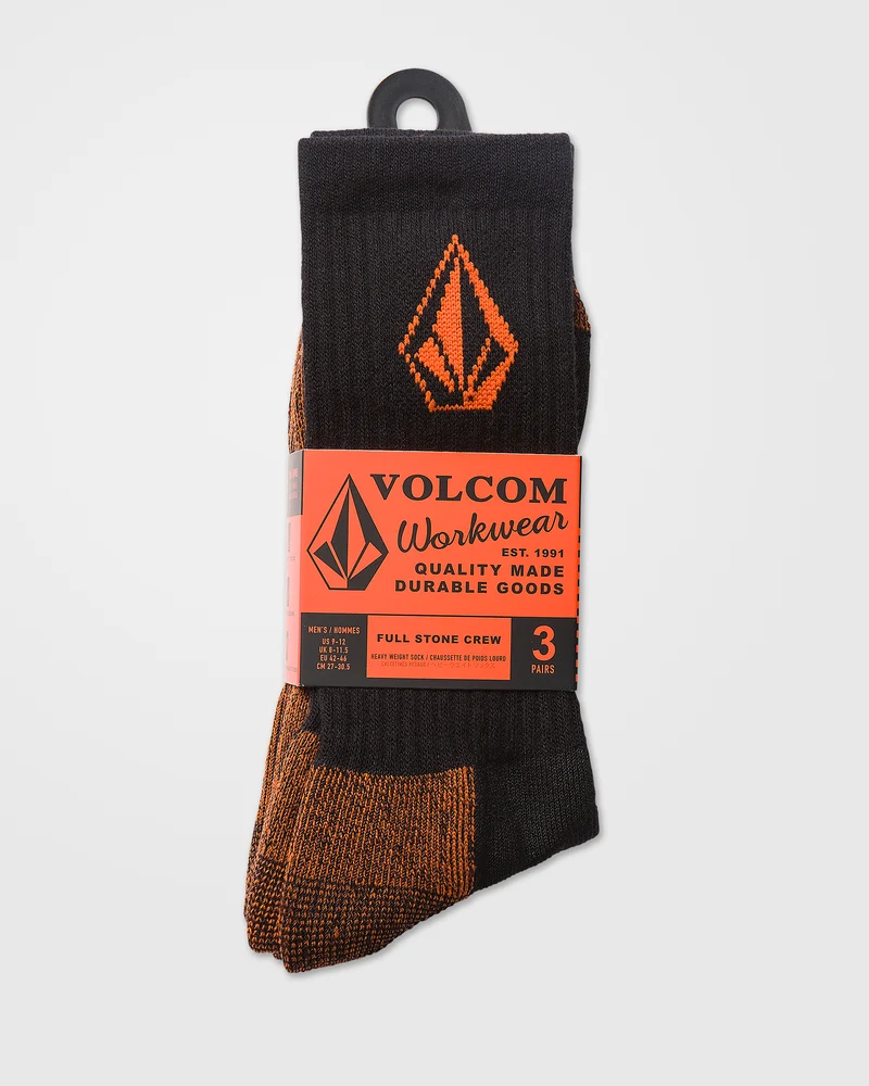 Volcom Workwear Socken (3 Pack) - Black