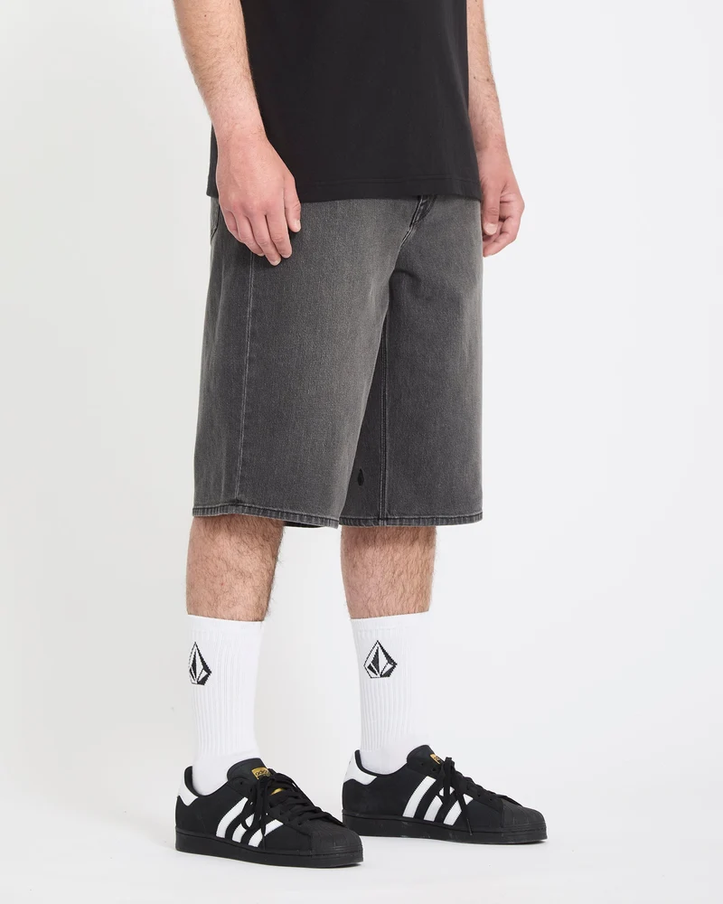 Chillow 24" Jeansshorts - Black Grey