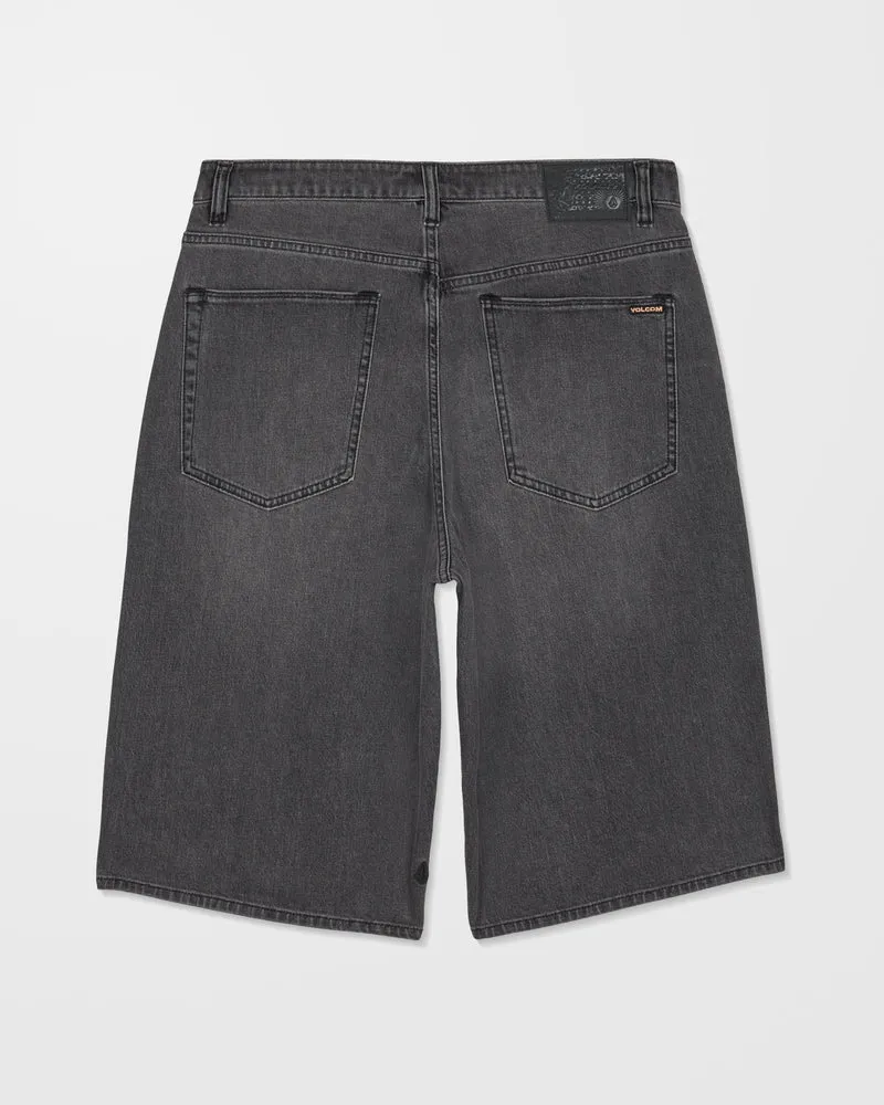 Chillow 24" Jeansshorts - Black Grey