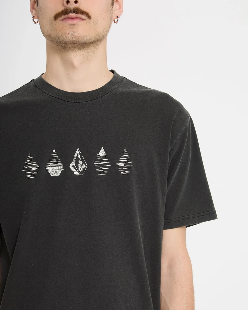 Lunar Phases T-Shirt - Black