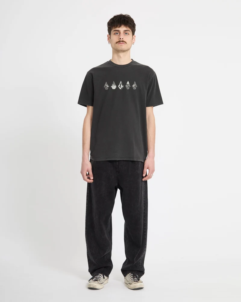 Lunar Phases T-Shirt - Black