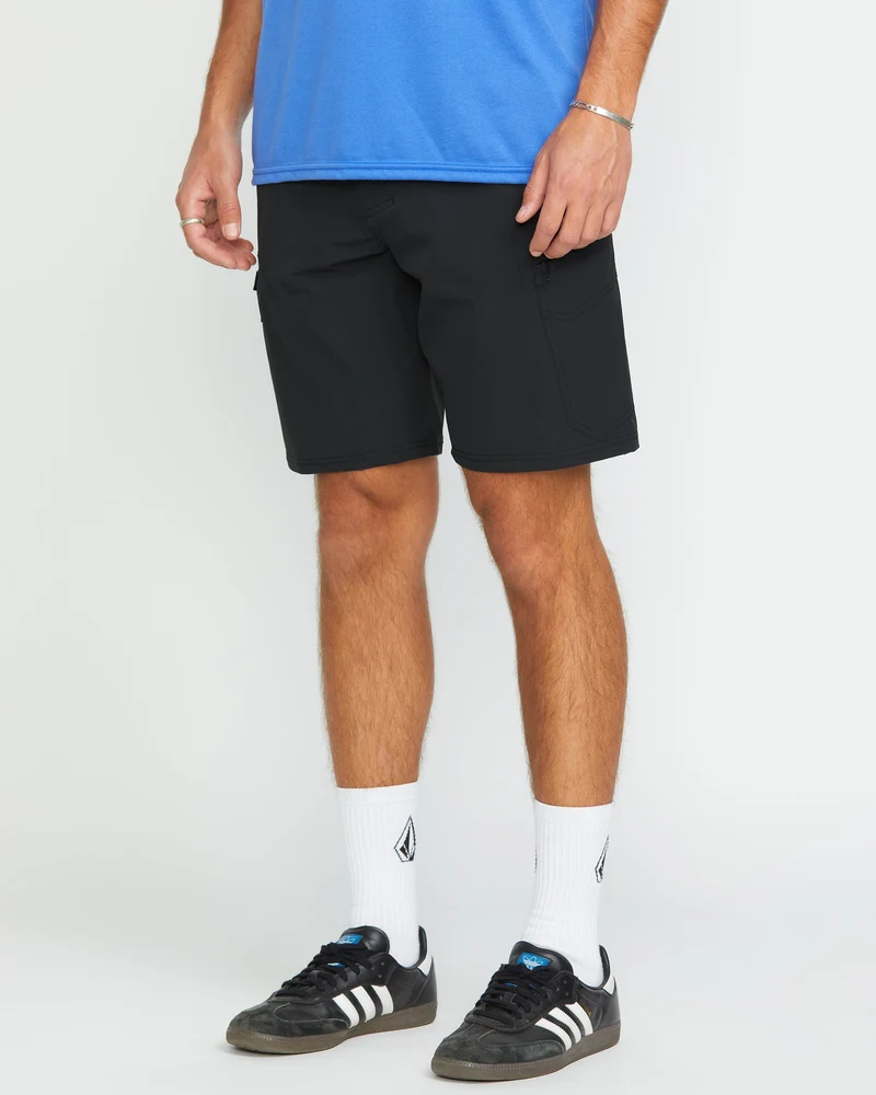 Cashed In Cargo 20" Hybrid-Shorts - Black