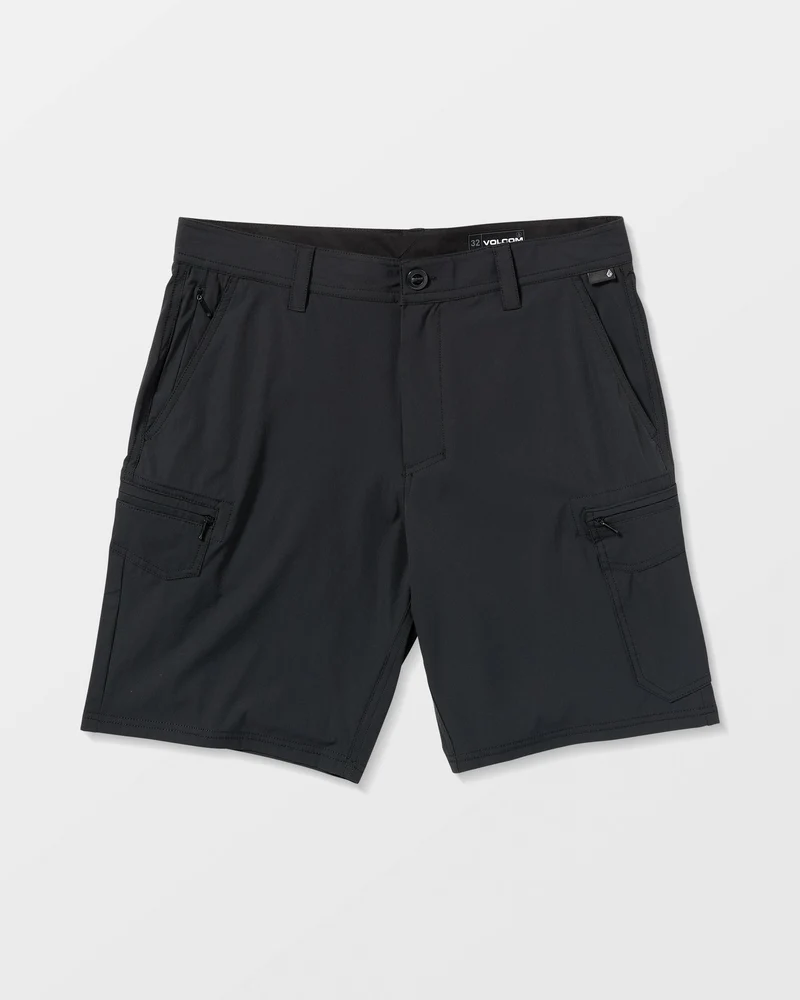 Cashed In Cargo 20" Hybrid-Shorts - Black