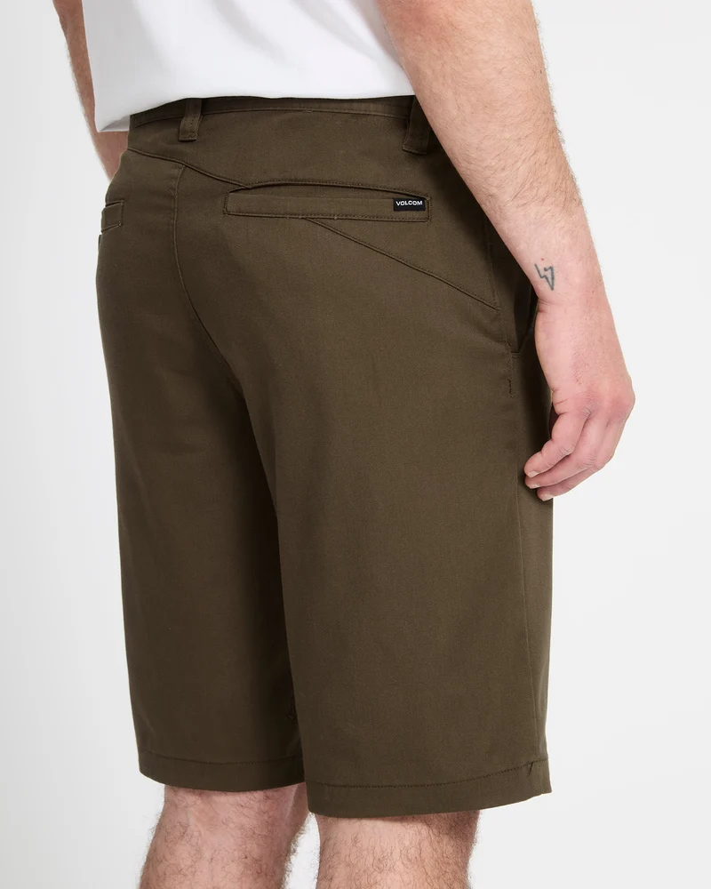 Frickin Modern Stretch 21" Shorts - Sage Leaf