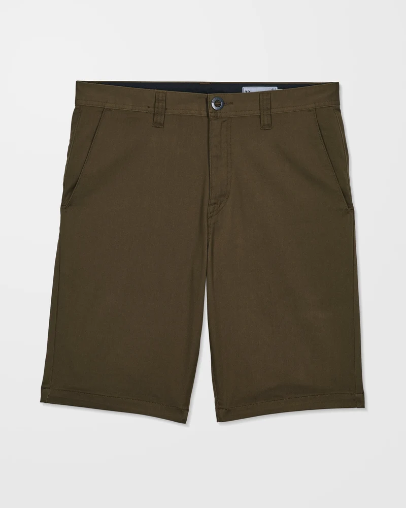 Frickin Modern Stretch 21" Shorts - Sage Leaf