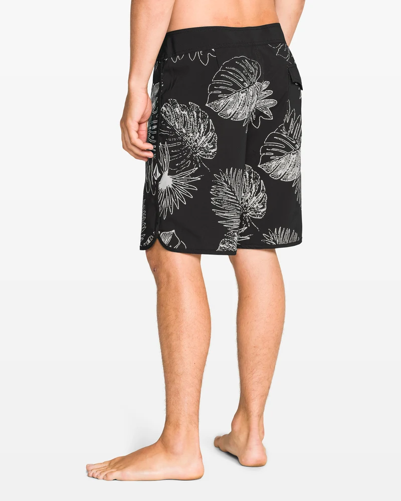 Scallop Mod 19" Boardshorts - Black