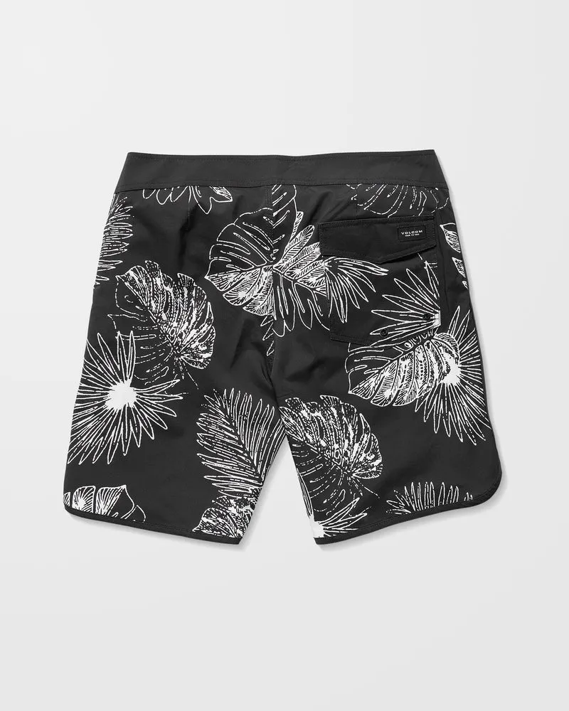 Scallop Mod 19" Boardshorts - Black