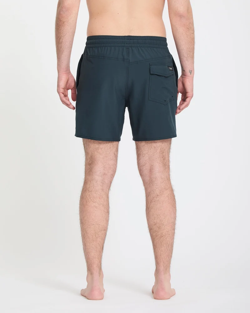 Lido Solid Trunk 16" Boardshorts - Midnight Blue
