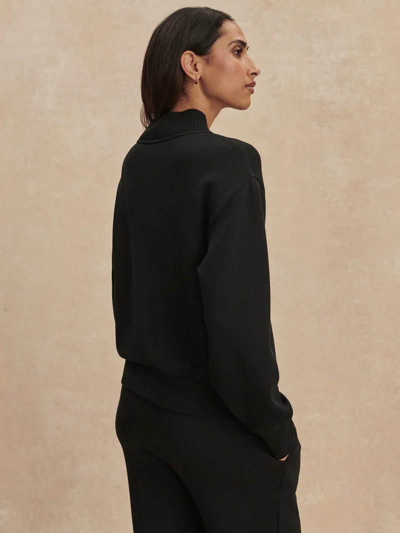 Lucine Button Front Sweat