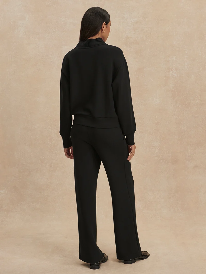 Lucine Button Front Sweat