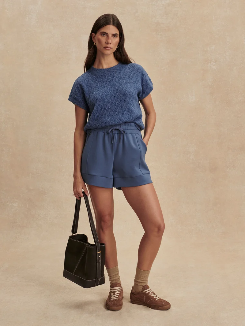 Manae Pointelle Knit Top