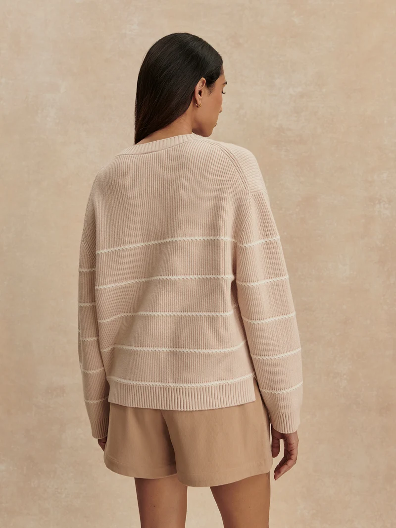 Meryl Stripe Knit Sweater