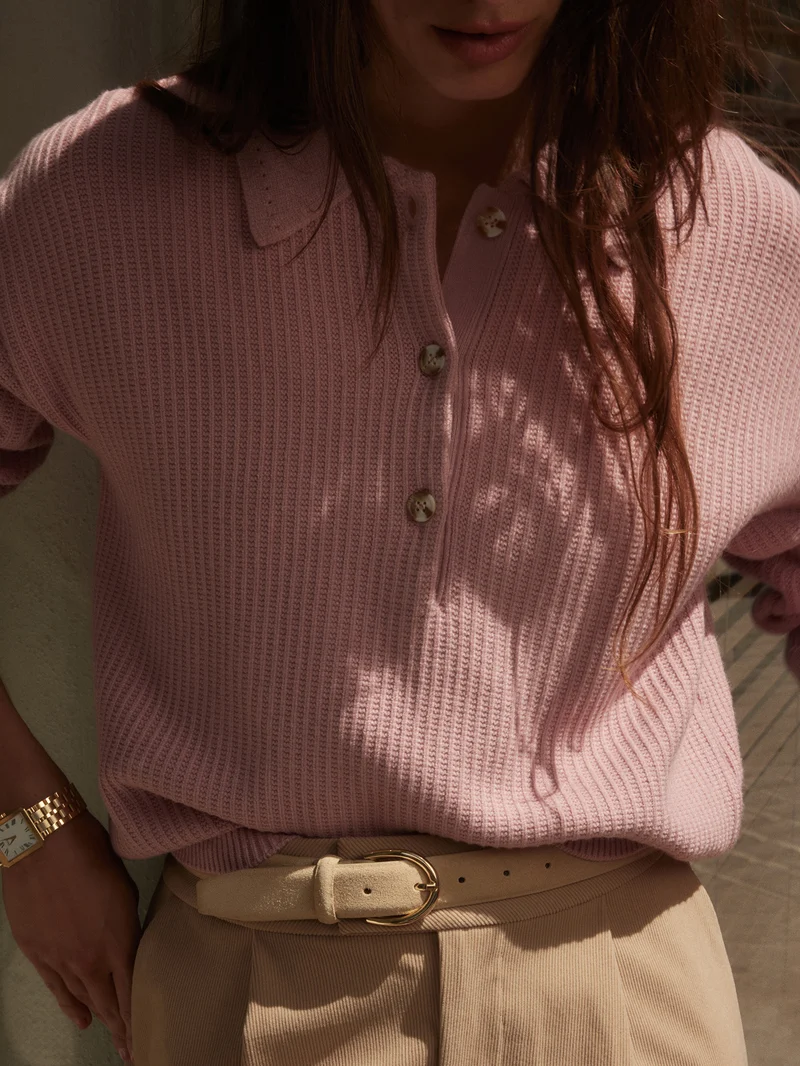 Marlie Polo Knit Sweater