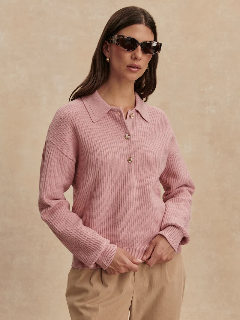 Marlie Polo Knit Sweater