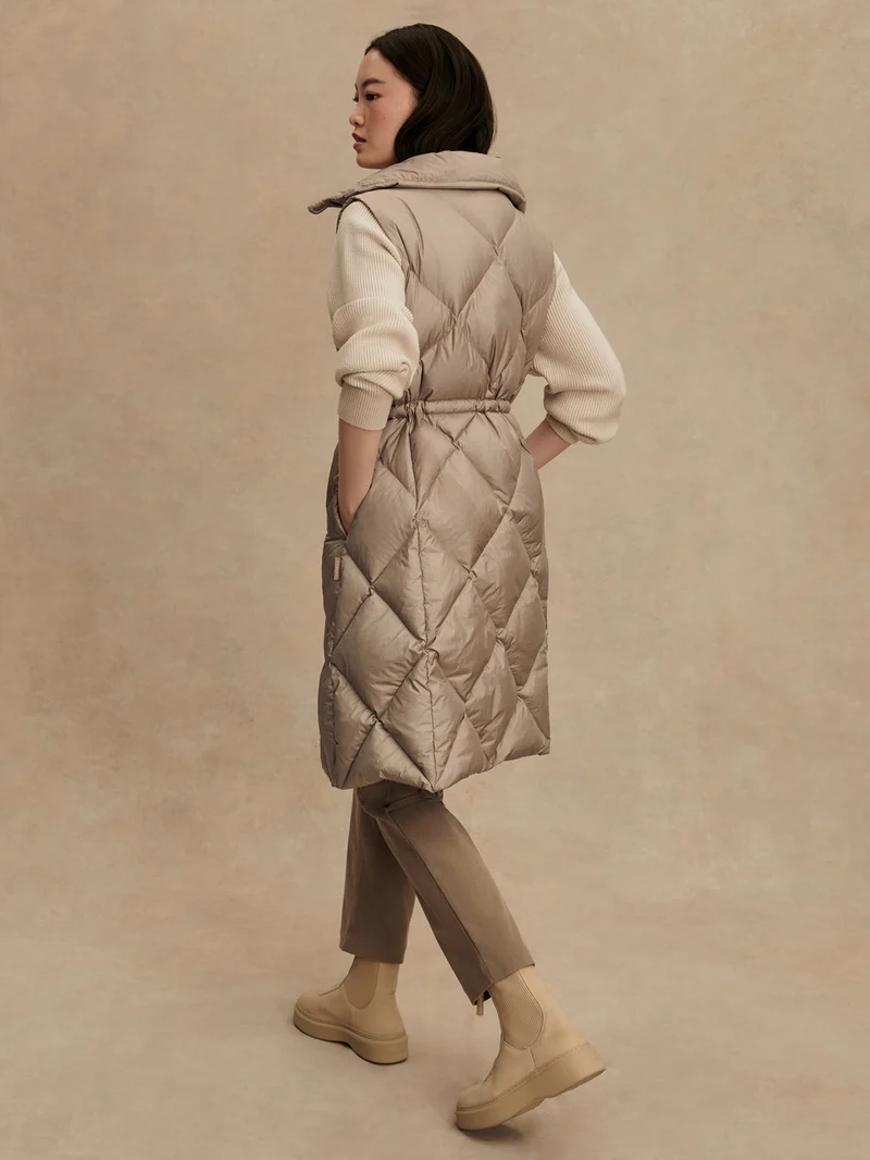 Navine Long Down Gilet