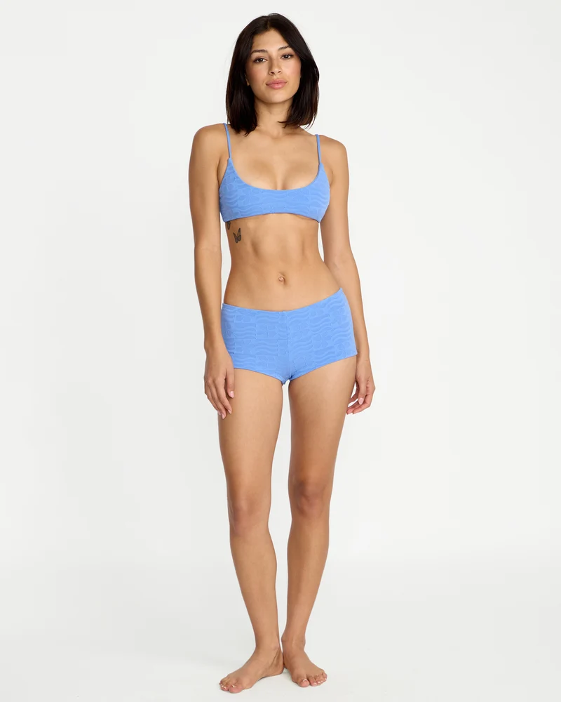 Coco Surf Short Bikinihose - Light Blue Acid