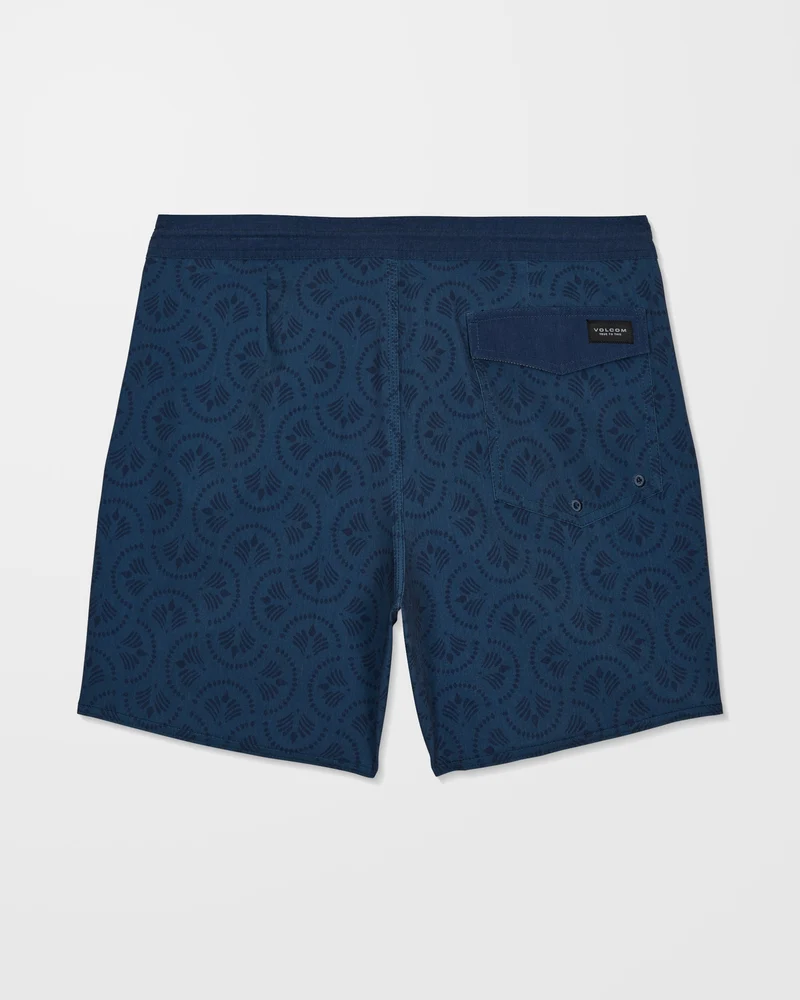 Psych Cotton Stoney 17" Boardshorts - Midnight Blue