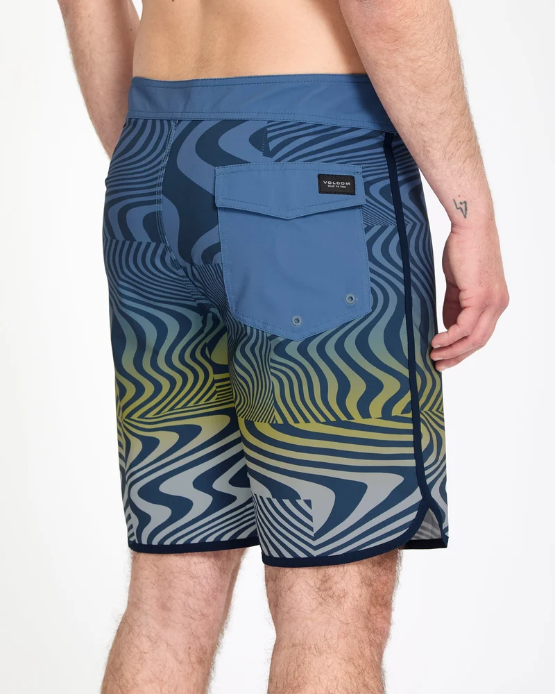 Encounter Scallop Mod 19" Boardshorts - Blueberry