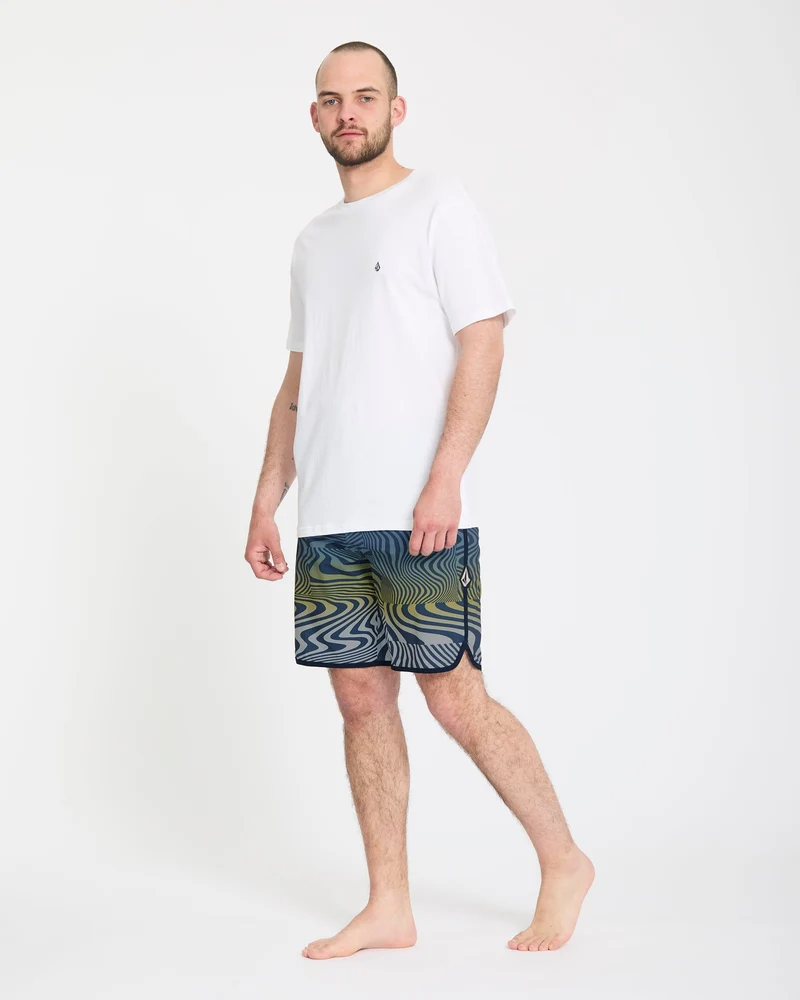 Encounter Scallop Mod 19" Boardshorts - Blueberry