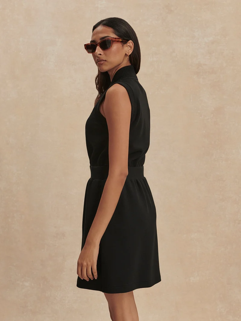 Polyanna Half Zip Dress