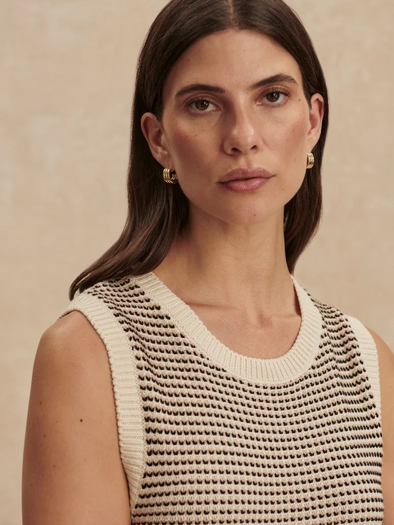 Sadia Stitch Knit Dress