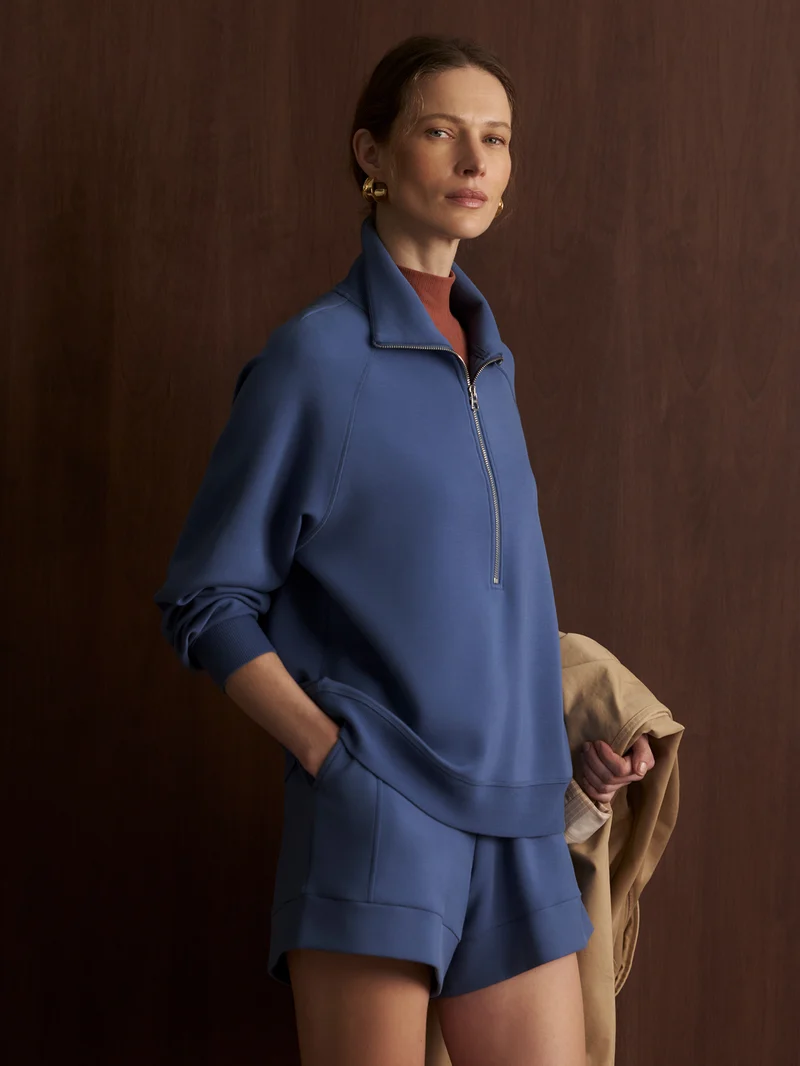 Selene Half Zip Sweat