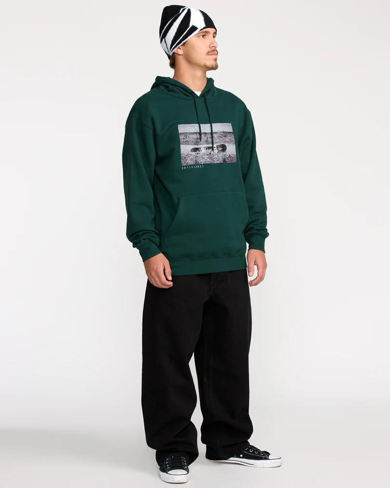Essential Kapuzenpullover - Black Green