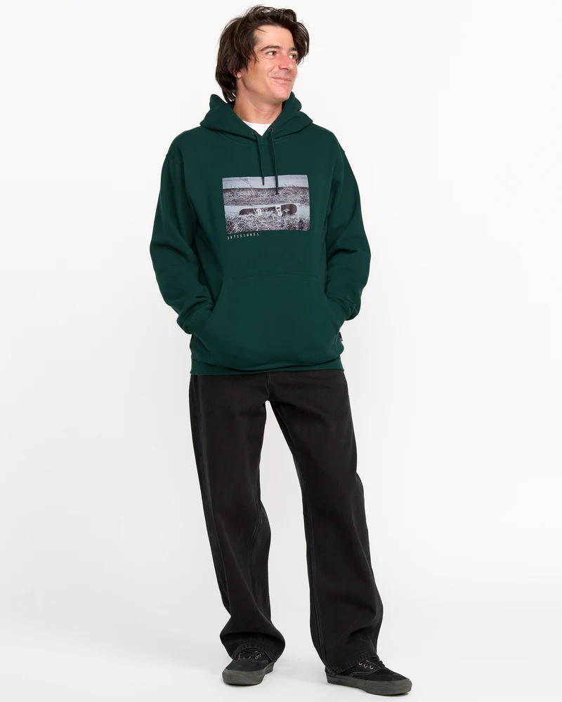 Essential Kapuzenpullover - Black Green