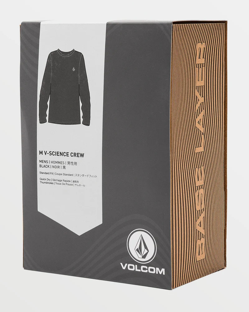 M V-Science Basisschicht-Shirt - Black