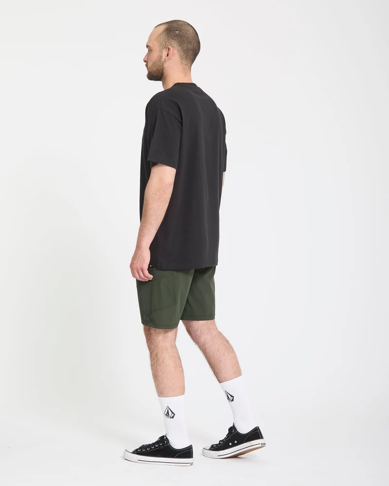 Cashed In Cargo 20" Hybrid-Shorts - Squadron Green