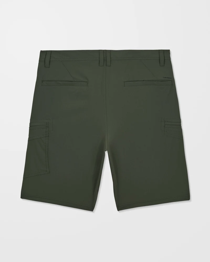 Cashed In Cargo 20" Hybrid-Shorts - Squadron Green