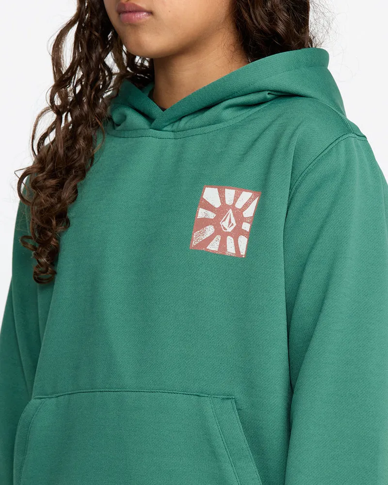 Hydro Fleece Kapuzenpullover - Spruce Green