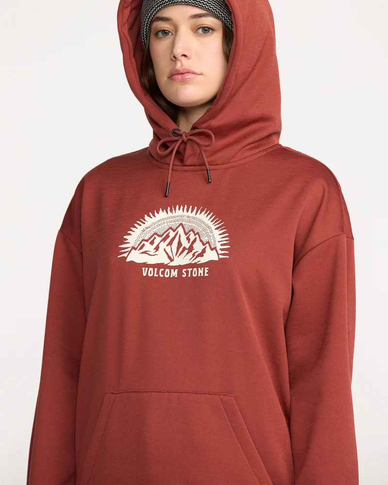 Essential Hydro Kapuzenpullover - Henna
