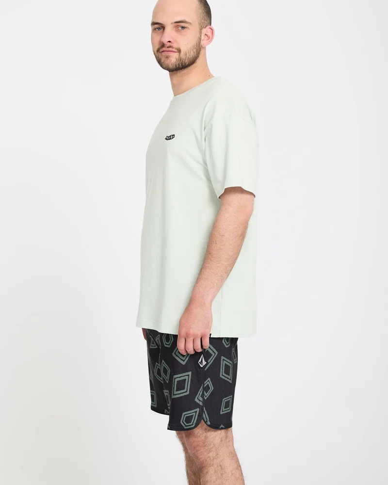 Contact Scallop Stoney 19" Boardshorts - Black
