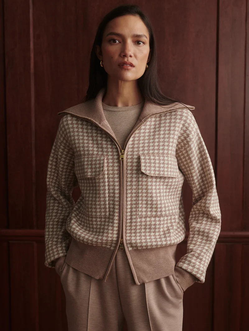 Ablett Jacquard Knit Jacket