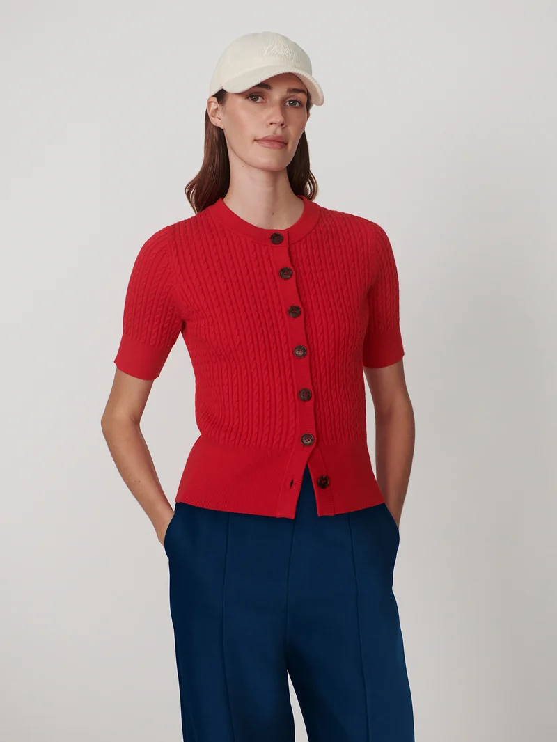 Rhys Short-Sleeve Cardigan