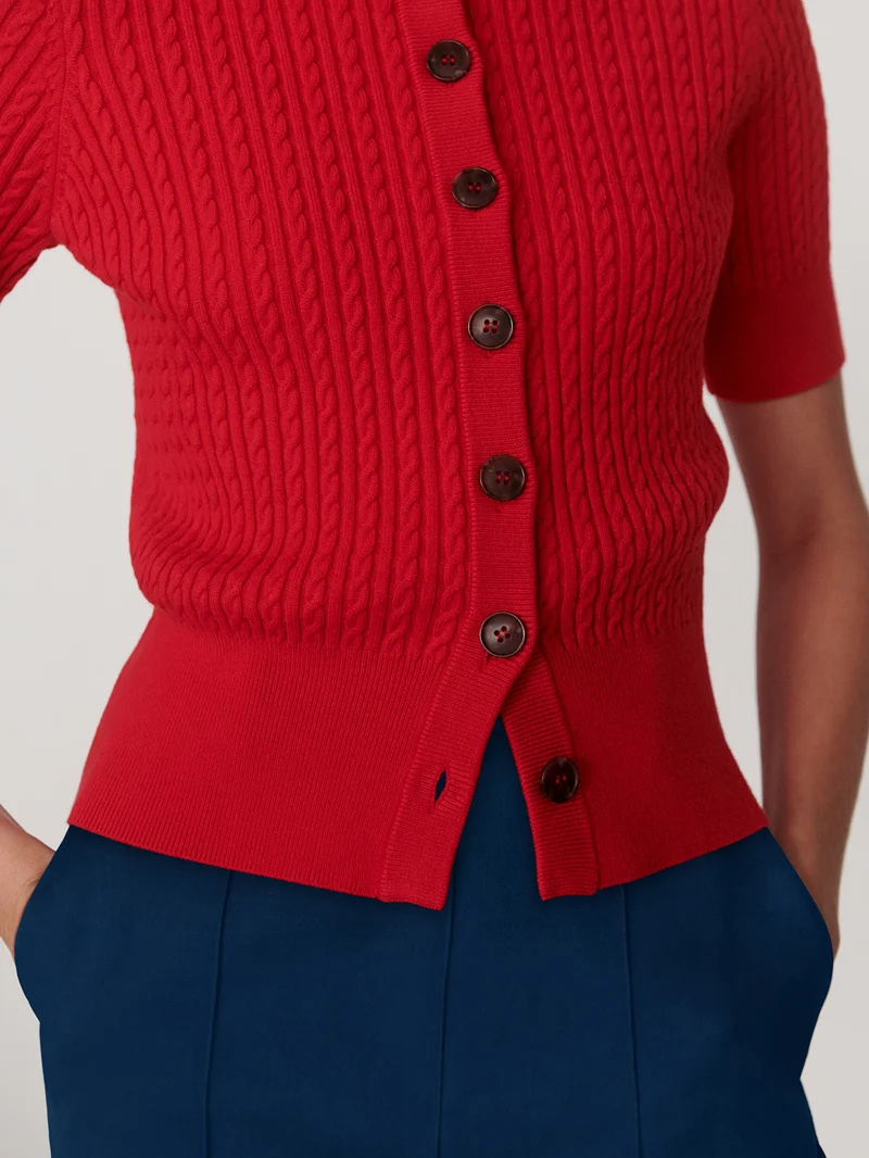 Rhys Short-Sleeve Cardigan