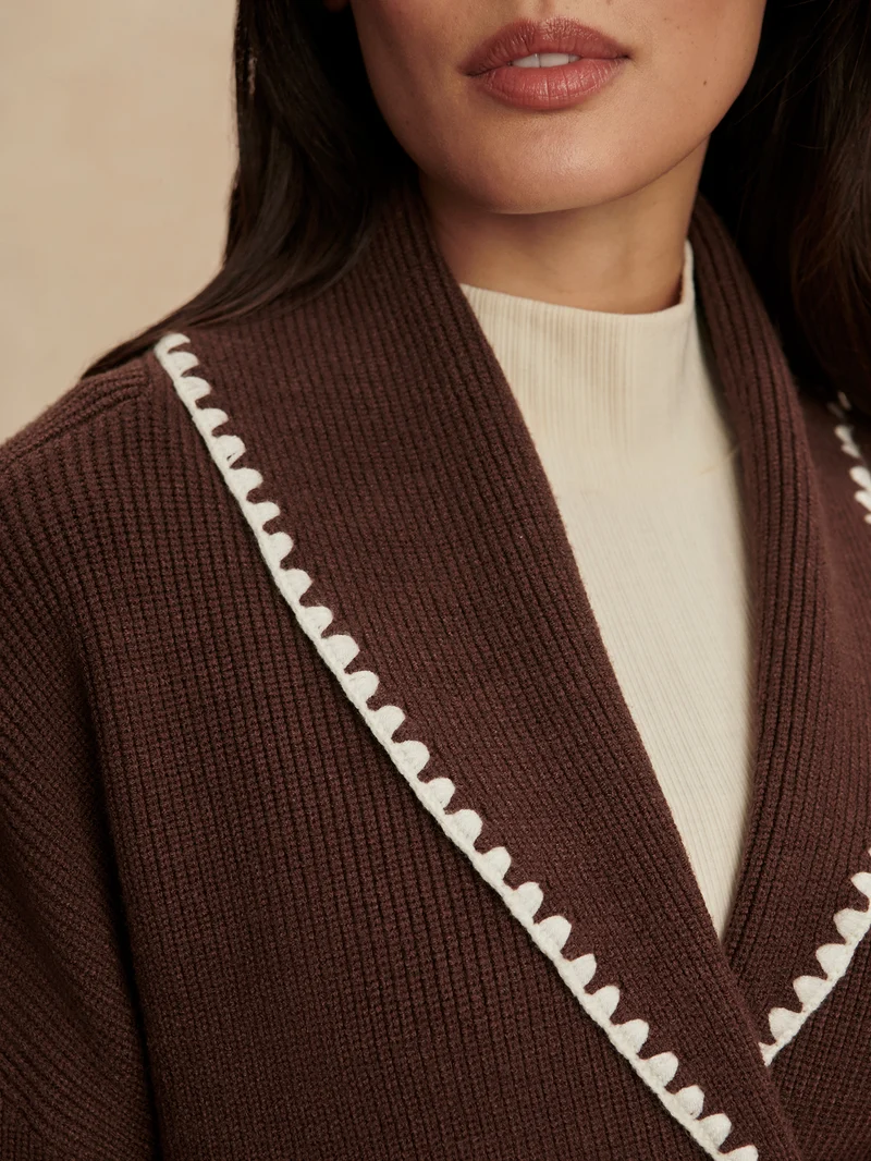 Totley Shawl Collar Knit
