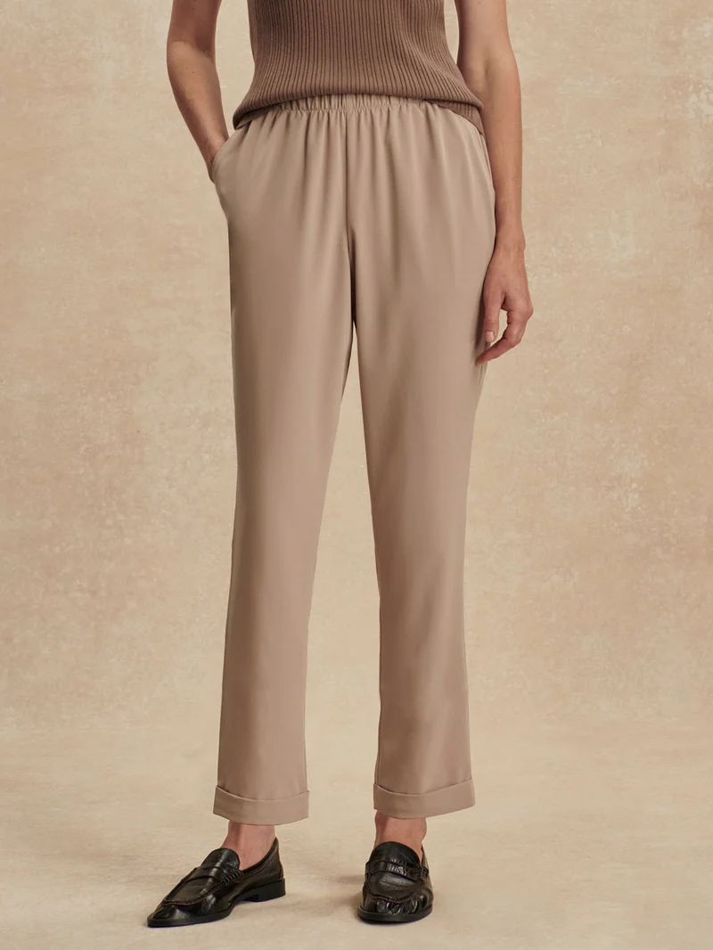 Lightweight Stretch Turn Up Travel Pant Regular