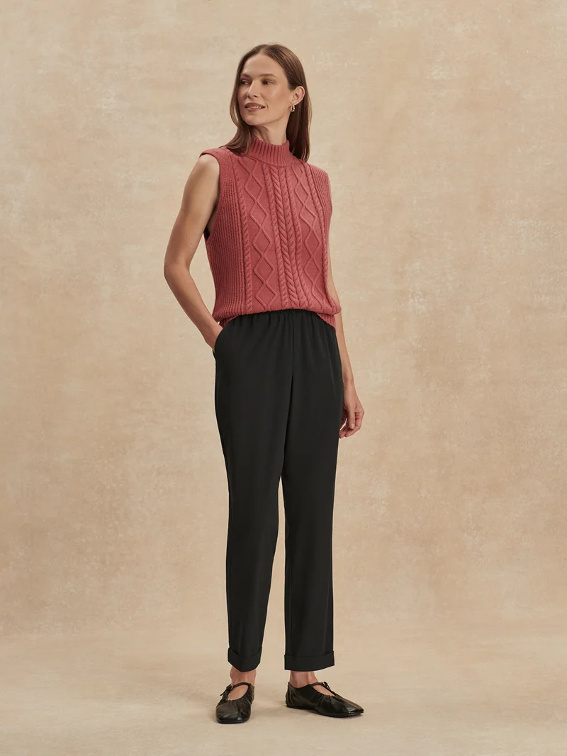 Lightweight Stretch Turn Up Travel Pant Regular